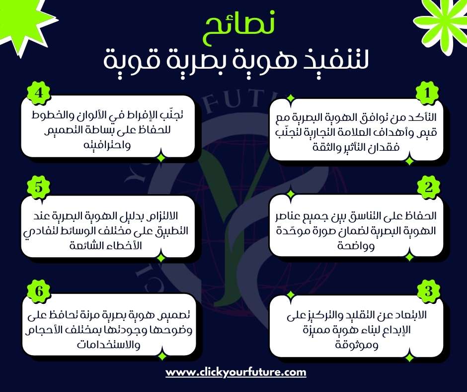 أهمية الهوية البصرية نصائح لتنفيذ هوية بصرية قوية