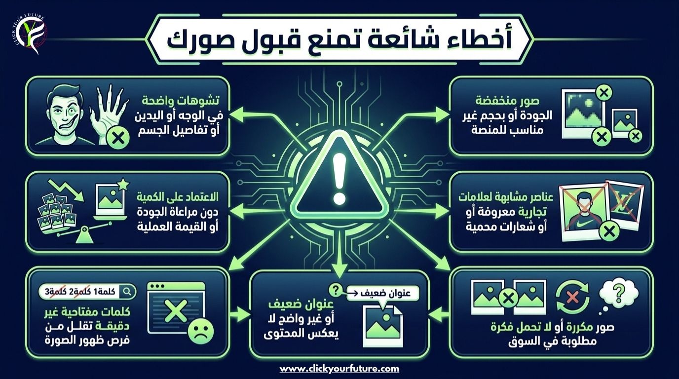 بيع الصور على الانترنت أخطاء شائعة تمنع قبول صورك