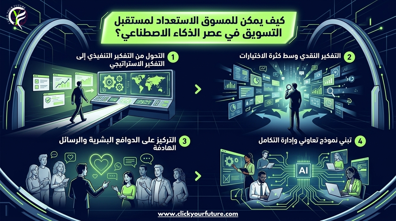 هل سيحل الذكاء الاصطناعي محل المسوقين