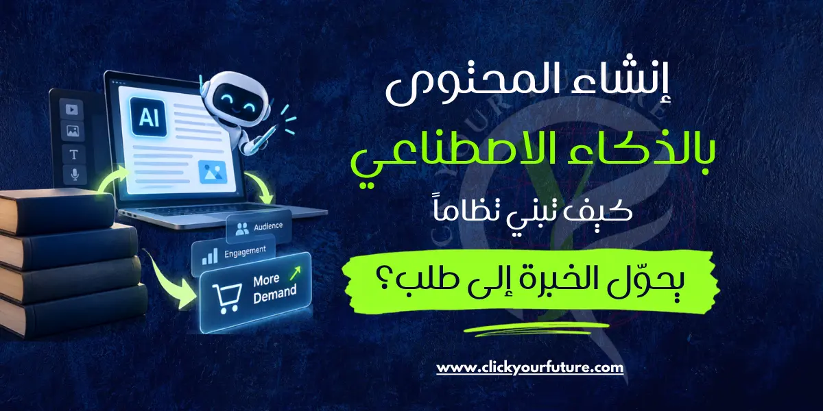 إنشاء المحتوى بالذكاء الاصطناعي